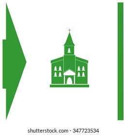 Church vector icon design