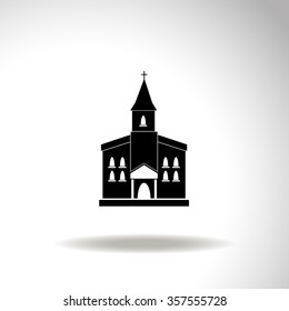 Church vector icon design