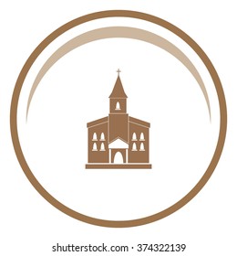 Church vector icon design