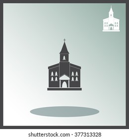 Church vector icon design