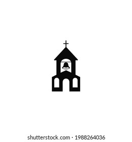 Church vector icon on a white background