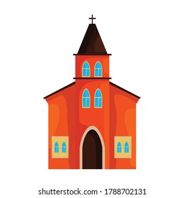 Church vector icon.Cartoon vector icon isolated on white background church.