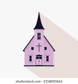 Church Vector Illustration Flat Design by Rachim