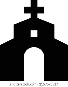 Church Vector illustration on a transparent background.Premium quality symbols.Glyphs vector icon for concept and graphic design. 
