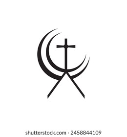 Church vector illustration template design 