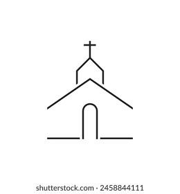 Church vector illustration template design 