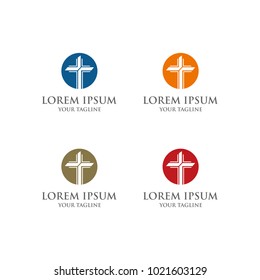 Church vector logo symbol graphic abstract template