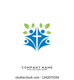 Church vector logo symbol graphic abstract template