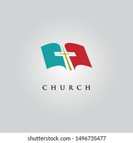 Church vector logo symbol graphic abstract template