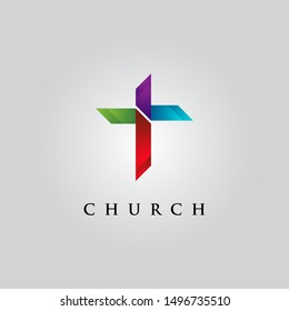Church vector logo symbol graphic abstract template