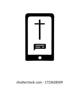 Church Virtual Service App. Religion And Technology. 