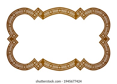 Marco de la ventana de la iglesia - Ilustración del vector - Dibujo manual - Línea de salida