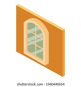 Church Window Icon. Isometric Illustration Of Church Window Vector Icon For Web