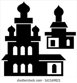 churches icon isolated on white background