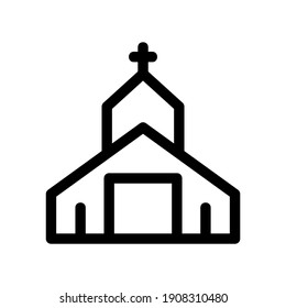 churches icon or logo isolated sign symbol vector illustration - high quality black style vector icons
