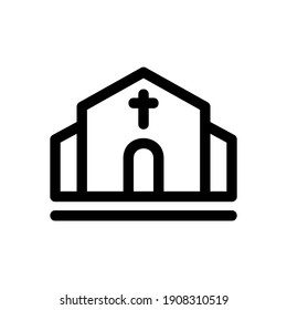 churches icon or logo isolated sign symbol vector illustration - high quality black style vector icons
