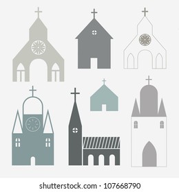 Churches vector