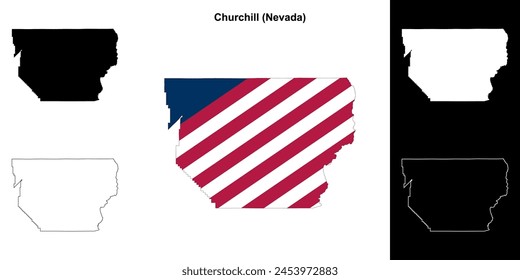 Churchill County (Nevada) Übersicht Kartenset