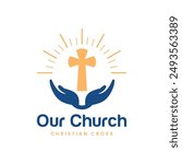 church's logo. church icon. churches logo