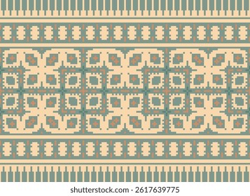 Churidar Pattern Seamless Australian aboriginal pattern Motif embroidery, Pixel Ikat embroidery vector Design for Print Texture fabric saree sari carpet. kurta vector patola saree