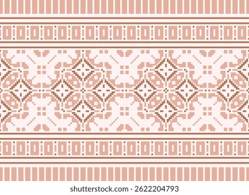 Padrão de Churidar Padrão Aborígene australiano sem costura Bordado de motivo, Pixel Ikat bordado vetor Design para impressão padrão escandinavo saree padrão étnico natividade cigana