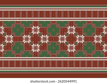 Churidar Pattern Seamless Mughal architecture Motif embroidery, Pixel Ikat embroidery vector Design for Print kurta pattern mughal motifs tapestry pattern floral repeat