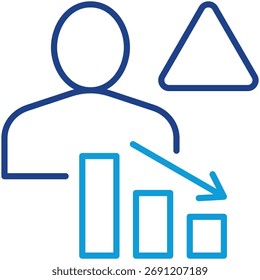 Icono de Vector simple y claro que ilustra una idea o función esencial