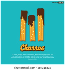 Churro Fried Dough Pastry Poster