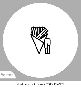 Churros icon sign vector,Symbol, logo illustration for web and mobile