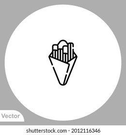 Churros icon sign vector,Symbol, logo illustration for web and mobile