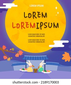 Chuseok Holiday Delivery Information Template
