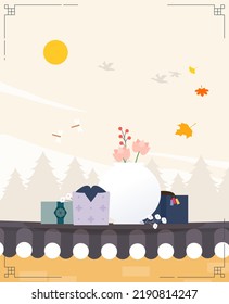 Chuseok Shopping Vacation Event Template 