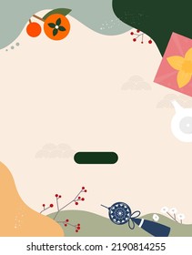 Plantilla de evento de vacaciones de compras de Chuseok 