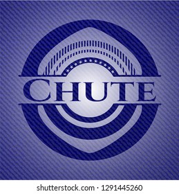 Chute emblem with jean high quality background