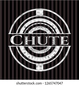 Chute silver badge or emblem