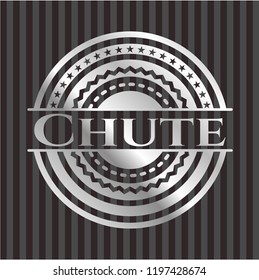 Chute silver emblem or badge