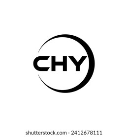 CHY Letter Logo Design, Inspiration for a Unique Identity. Modern Elegance and Creative Design. Watermark Your Success with the Striking this Logo.