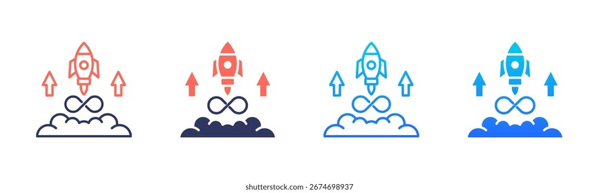 Ci Cd Icon Pack Em Vários Estilos