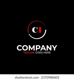 CI creative modern letters logo design template