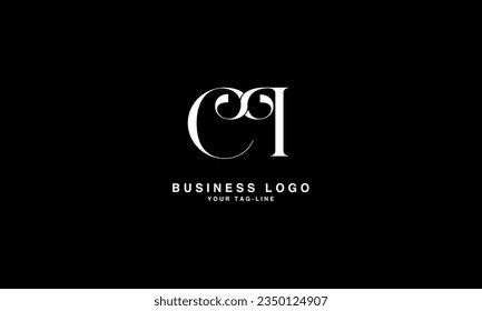 CI, IC, Abstract Letters Logo Monogram