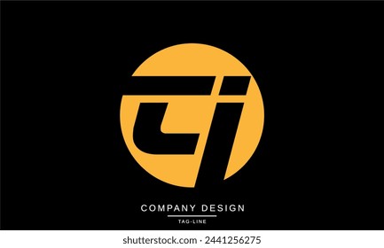 CI, IC Abstract Letters Logo Monogram Design Icon Font