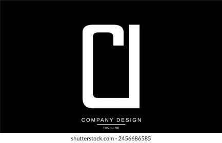 CI, IC Abstract Letters Logo Monogram Design Font Icon