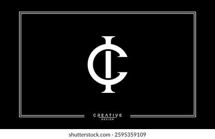 CI, IC,C , I, Abstract Letters Logo Monogram