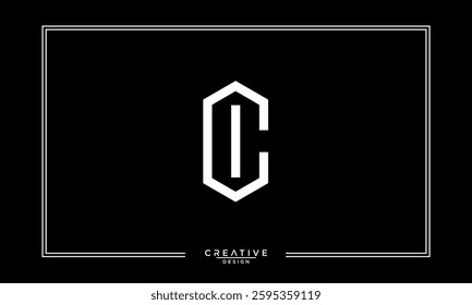 CI, IC,C , I, Abstract Letters Logo Monogram