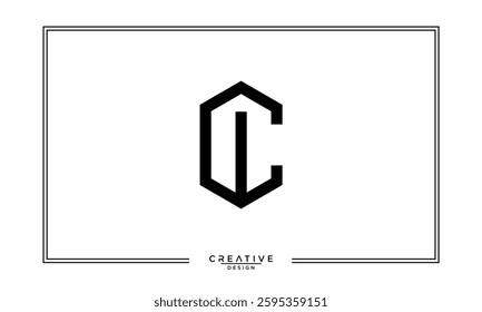 CI, IC,C , I, Abstract Letters Logo Monogram