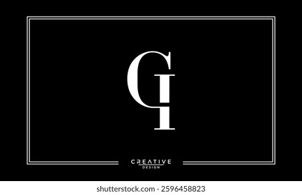 CI, IC,C , I, Abstract Letters Logo Monogram