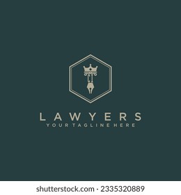 Iniciales de CI diseño abogado legal moderno abogacía abogacía abogacía logotipo de negocios de consultoría vector