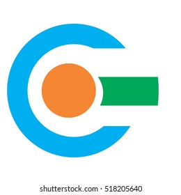 ci letter vector logo