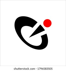 símbolo vectorial de diseño de logotipo de CI