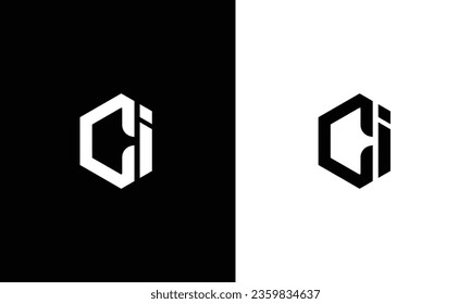 CI Logo Letter design template, company design